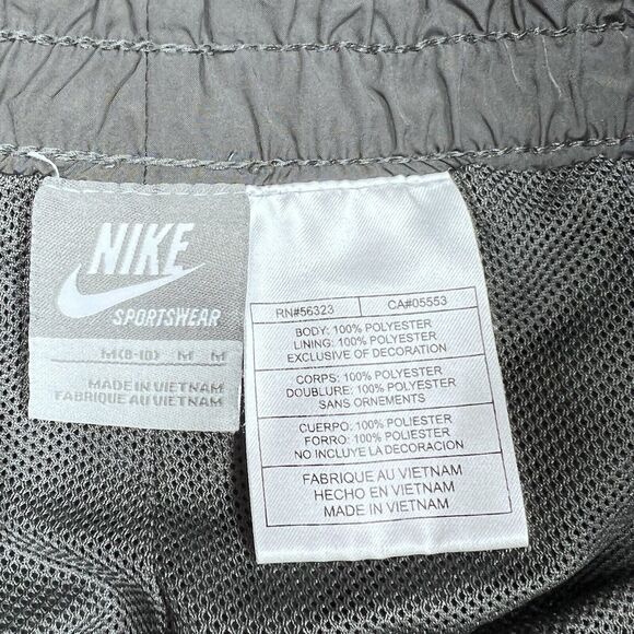 Vintage Nike Capri Track Pants Womens Size Medium Grey Tag Inseam 15 in - Picture 9 of 10